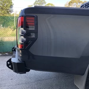 Rear Bar Bumper For Mitsubishi Triton MQ MR 2015-Onwards Protection Tow Heavy Duty 4WD