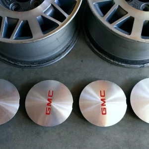 15x7 5x4.75 GM Wheels with Caps - Set of 4