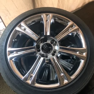 17 inch rims set of 4 chrome 5 lug