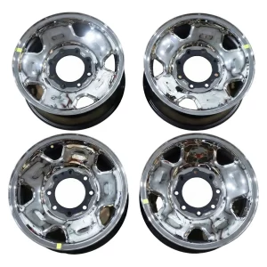 05-09 SD F250 F350 17" CHROME SKIN STEEL WHEEL 17x7.5 5C3Z-1015-MA FORD OEM