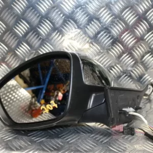 Peugeot, 208 Left Door Mirror A9, Power Fold, W/ Chrome Trim, Chrome Cover Type