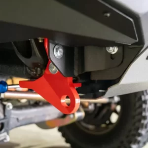 Toro Bull Bar Suitable for Toyota Landcruiser 105 Series Dress up your 105 with confidence and style with the Offroad Animal Toro Bull Bar, specially designed for the Toyota Landcruiser 105 Series. This robust and stylish bull bar not only enhances the rugged aesthetics of your vehicle but also provides unparalleled protection and functionality. Key Features: Ultimate Protection: Engineered with steel, the Toro Bull Bar offers superior protection against animal strikes and off-road obstacles, ensuring your Landcruiser 105 Series remains unscathed in the toughest terrains. Great approach angle Sleek Design: With its aggressive yet sleek design, the Toro Bull Bar seamlessly integrates with the Landcruiser 105 Series, enhancing its bold and adventurous look without compromising on functionality. The bar only sits 150mm out from the front of the grill. Winch Compatibility: Equipped as standard with a winch cradle, this bull bar allows you to mount a winch effortlessly through the front with out having to remove the bull bar, giving you the capability to tackle any recovery situation with ease, or just do maintenance on your winch. Light Mounting Options: Features multiple mounting points for auxiliary lights including an integrated spot for a 22